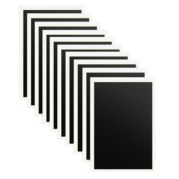 Маркировочная бумага для лазерной гравировки, 10ШТ Лазерной цветной бумаги для Лазерного гравера, 15.4x10.6 дюймов Черного цвета для металла, Стекла, Керамики