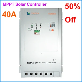 Скидка 50% EPSolar OEM MPPT контроллер заряда солнечной системы 40A 12v24v солнечный регулятор Tracer 4210RN контроллер солнечного зарядного устройства 40amp