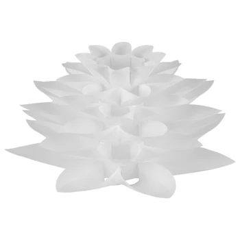 Абажур для люстры Lotus, Шестислойный абажур из цветка Лотоса, сделай сам, Романтическая комната, Подвесное освещение, декор бара отеля