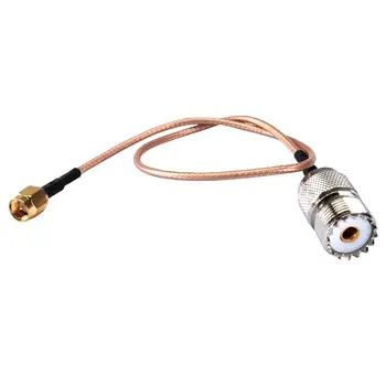 Ручной антенный кабель SMA-штекер к гнездовым разъемам UHF SO-239