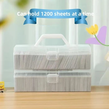 Yu-Gi-Oh с большой емкостью для сортировки и пылезащитным покрытием, акриловая портативная коробка для хранения артефактов, подарочная коробка для карточек для коллекции игр.
