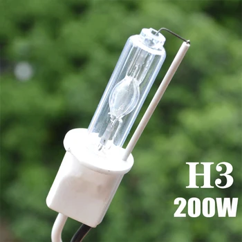 200 Вт H3 Лампы Накаливания HID Ксеноновая Лампа Лампа для Охоты Ночной Рыбалки Свет 6000 К Белый Открытый Кемпинг Высокой мощности свет