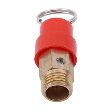 Предохранительный клапан воздушного компрессора G1/4 Рука Red Hat нажимает на Предохранительный клапан диаметром 1,5 см для труб/сосудов высокого давления
