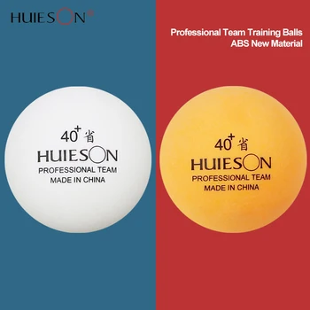 Huieson 40 + Мячи для Настольного Тенниса Новый ABS Пластик Профессиональная Команда Прочный Мяч для Настольного Тенниса для Клубных Тренировок 20/50/100 шт./Упак.