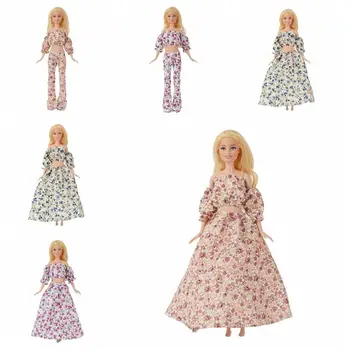 Кукольная ткань 30 см Кукольное платье Платье принцессы для 11-дюймовой куклы BJD Кукольный бюстгальтер Вечернее платье Красочный Каваи