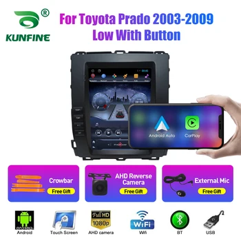 9,7-дюймовый автомобильный радиоприемник Tesla Style 2 Din Android для Toyota Prado 2003-2009 Стерео автомобильный мультимедийный видеоплеер DVD GPS Навигация