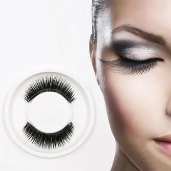 4Pcs Double Magnet False Eyelashes Women 3D Natural Long Soft Lashes Extension  pestañas magneticas ресницы для наращивания