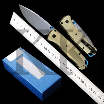 Фруктовый Нож BM BUGOUT 535 Латунная Ручка Открытый Складной Нож Mark S90V Лезвие EDC Охота Кемпинг Тактическое Выживание