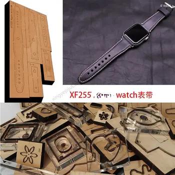 Новое японское стальное лезвие, деревянная матрица, в часах есть ножевая матрица, перфоратор для кожевенного ремесла, ручной инструмент, форма для вырезания ножей XF255