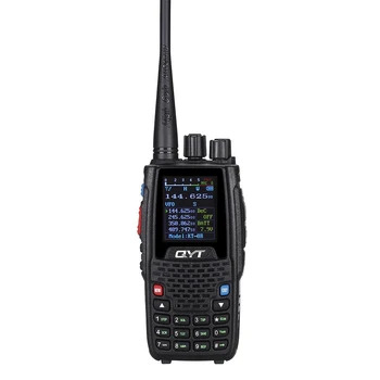 QYT KT8R Двухстороннее радио Четырехдиапазонное 136-174 МГц 220-260 МГц 350-390 МГц 400-480 МГц Экранный Дисплей Наружная Ветчина Беспроводная связь