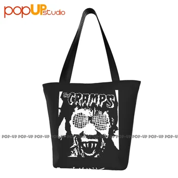 Уличные сумки Cramps в стиле панк-рок Psychobilly Универсальная сумка для покупок Сумка для продуктов
