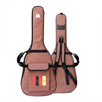 Сумка для акустической гитары из ткани Оксфорд 40/41 дюйма, водонепроницаемый утолщенный рюкзак, держатель сумки для переноски