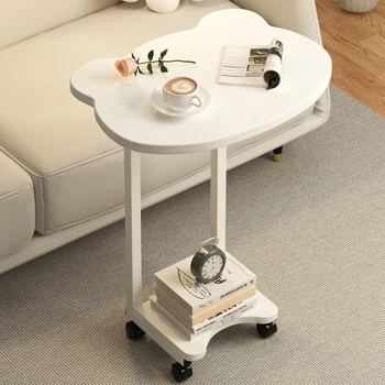 Съемный диван, приставной столик на колесиках, мебель для гостиной, современный минималистичный журнальный столик для домашнего использования, маленький журнальный столик