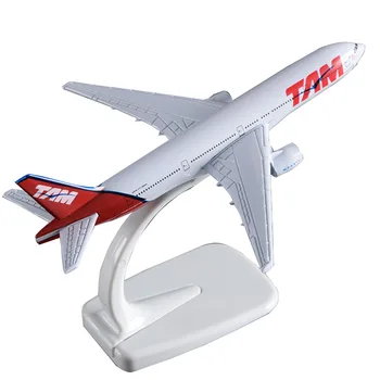 16-сантиметровая модель самолета авиакомпании TAM Airways B777 Airlines из базового сплава для коллекционной сувенирной выставки, подарочная игрушка