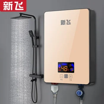 Xinfei мгновенный электрический водонагреватель постоянной температуры, бытовая ванна, душевая кабина, небольшой нагреватель мгновенного нагрева, водонагреватель