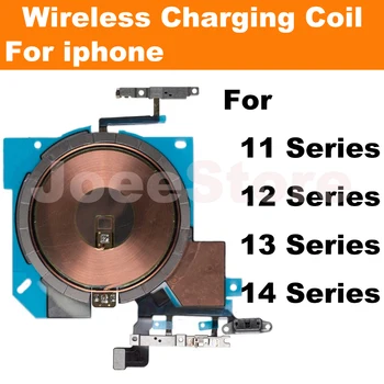 Беспроводная Зарядная Микросхема Coil NFC Для iPhone 14 13 12 11 Pro Max Mini С Магнитом, Кнопкой Регулировки Громкости, Гибкой Наклейкой На Панель Зарядного Устройства