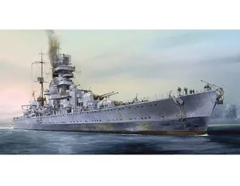 Трубач 05767 1/700 Немецкий тяжелый крейсер Prinz Eugen 1945 пластиковый модельный комплект