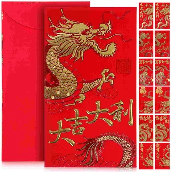 Красные пакеты, китайские новогодние красные конверты, традиционные пакеты с наличными на удачу, свадебные подарки для вечеринок Хунбао
