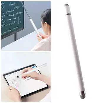 Ручка для обучения белой доске, ручка-указка с двойной головкой, портативная регулируемая выдвижная ручка-указка, улучшающая обучение с помощью для студентов
