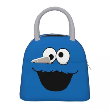 Изолированная сумка для ланча Hot Cookie Monster, Коробка для хранения продуктов, Портативный термоохладитель, ланч-бокс для работы