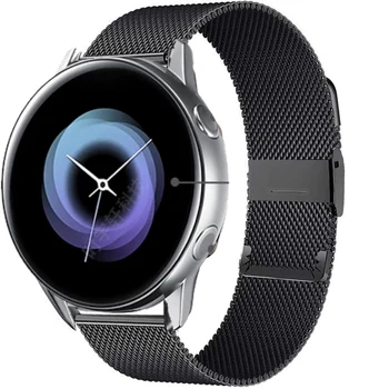 Миланский ремешок для Samsung Galaxy watch 3 45 мм 41 мм/Active 2 46 мм/42 мм Gear S3 Frontier 20 мм 22 мм браслет Huawei GT/2/2e band