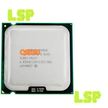 Четырехъядерный процессор Intel Core 2 Quad Q9550 с частотой 2,8 ГГц, четырехпоточный процессор 12M 95W LGA 775
