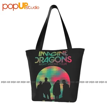 Милые сумки imagine Dragons, многоразовая сумка для покупок, сумка через плечо