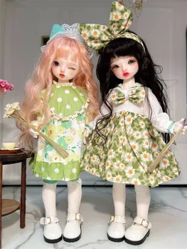 Кукольная одежда BJD 1/6 размера, милая универсальная кукла, пасторальное свежее зеленое платье с цветочным рисунком, Кукольная Одежда Bjd 1/6, аксессуары для кукол