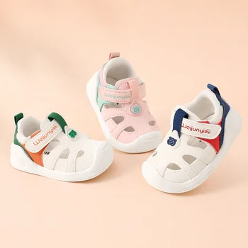 2023 Новая Мода Мягкий Дизайн Летняя Обувь Для Новорожденных Мальчиков Детские Первые Ходунки Функциональная Дышащая Обувь Для Маленьких Девочек Сандалии