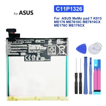 C11P1326 Сменный Аккумулятор Для ASUS MeMo pad 7 K013 ME176 ME7610C ME7610CX ME176C ME176CX 3910 мАч с Кодом отслеживания
