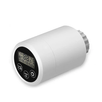 Термостат Tuya Zigbee 3.0 Радиаторный клапан Умный термостатический клапан для Alexa Google Home Gateway