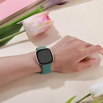 Силиконовый ремешок для ремешка для часов Fitbit Versa 3, мягкий спортивный браслет Correa Smartwatch, аксессуары для ремешка для часов Fit bit Versa 4 Sense