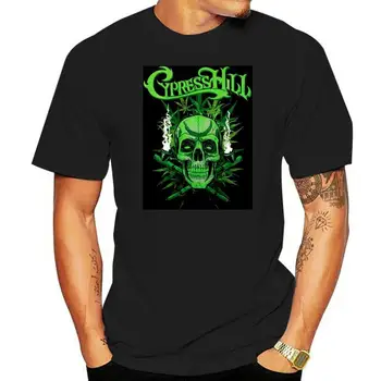 Cypress Hill Men 420 Футболка Черная 2022 Горячая Распродажа Новой Мужской Футболки