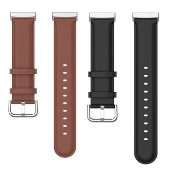 Кожаный Ремешок Для Смарт-часов Fitbit Versa 3 /Sense Для Женщин И Мужчин, Мягкий Кожаный Ремешок Для часов Fitbit Sense