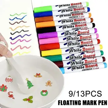 Плавающая на воде студенческая кисть для рисования, Оптовая продажа, Детская ручка-головоломка, Подвесная доска, Креативная стираемая Цветная K5Y5