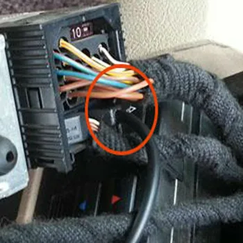 Автоматический режим ввода AUX Кабельный адаптер для BMW E46 1998-06 Замена аксессуаров для автомобильной электроники в салоне