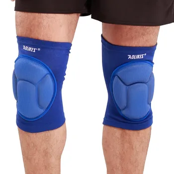 Утолщающий наколенник Экстремальные виды спорта Футбол Волейбол Велоспорт Наколенник для поддержки колена Защитная накладка на колени Защитное снаряжение