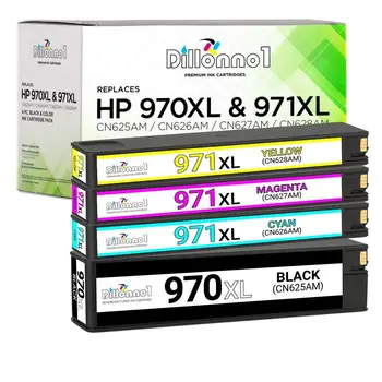 4 Комплекта чернильных картриджей HP 970XL 971XL для OfficeJet Pro X551dw X576dw