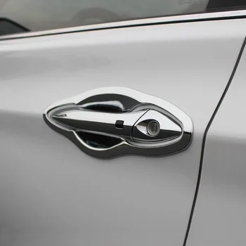 FUNDUOO для Hyundai I30 Elantra 2012-2016 Новая хромированная дверная ручка автомобиля, накладка на чашу, наклейка, аксессуары для укладки волос