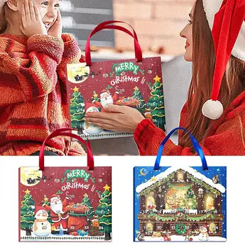 Рождественские украшения, Адвент-календарь, Рождественский календарь, подарочные коробки, Рождество, Обратный отсчет Рождества за 24 дня, подарочные коробки для детей