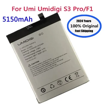 2024 Года Высококачественная Оригинальная Сменная Батарея Для UMI Umidigi S3 Pro F1/F1 Play 5150mAh Аккумулятор Для Телефона В Наличии + Трек
