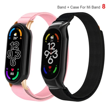 Essidi Новый нейлоновый ремешок Solo для Xiaomi Mi Band 8 Спортивные женские мужские часы, браслет, петля для ремешка для Mi Band 8 Correa