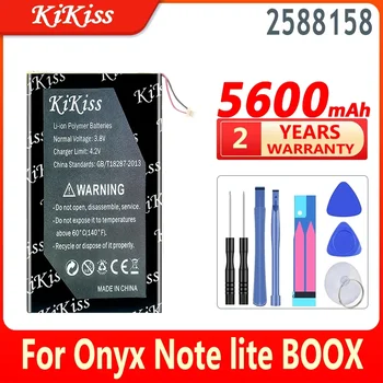 5600 мАч KiKiss Новый Аккумулятор 2588158 для Onyx Note lite BOOX MAX2 MAX 2 ПРИМЕЧАНИЕ 1 2 3 NOTE1 NOTE2 NOTE3/M96C M96 plus M96plus