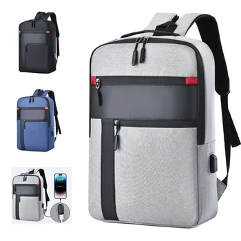 Деловой рюкзак, USB-сумка для ноутбука большой емкости, женский модный 15-дюймовый рюкзак для ноутбука, Многофункциональный мужской рюкзак для путешествий