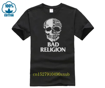 Футболка Skull Bad Religion, мужская футболка, длинный рукав, толстовка с капюшоном