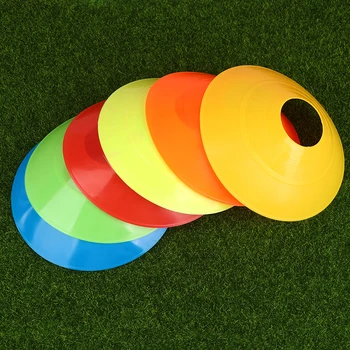 5шт Диск с логотипом футбольной тренировки, знак препятствия, конусообразный диск, мультиспортивный тренировочный пластиковый держатель для диска с футбольным мячом