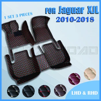 Автомобильные коврики для Jaguar XJ L (Пять сидений)）2010 2011 2012 2013 2014 2015 2016 2017 2018 Изготовленные на заказ автомобильные накладки для ног