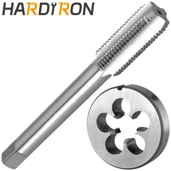 Hardiron M12 X 1,75 метчик и матрица правая, M12 x 1,75 метчик с машинной резьбой и круглая матрица