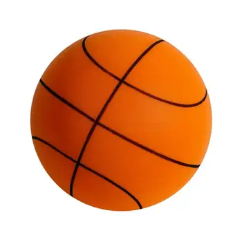 Немой баскетбольный мяч для тренировок в помещении, пенопластовый мяч, гибкий и легкий баскетбольный мяч с высокой упругостью, бесшумный мяч для домашних игр