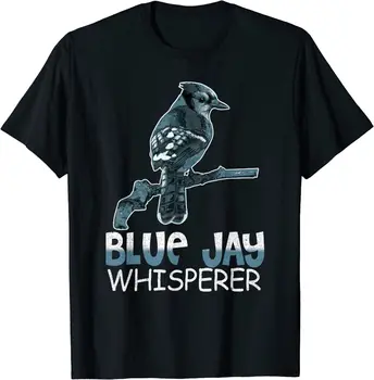 НОВАЯ ЛИМИТИРОВАННАЯ подарочная футболка для наблюдения за птицами Blue Jay Whisperer Bluebird